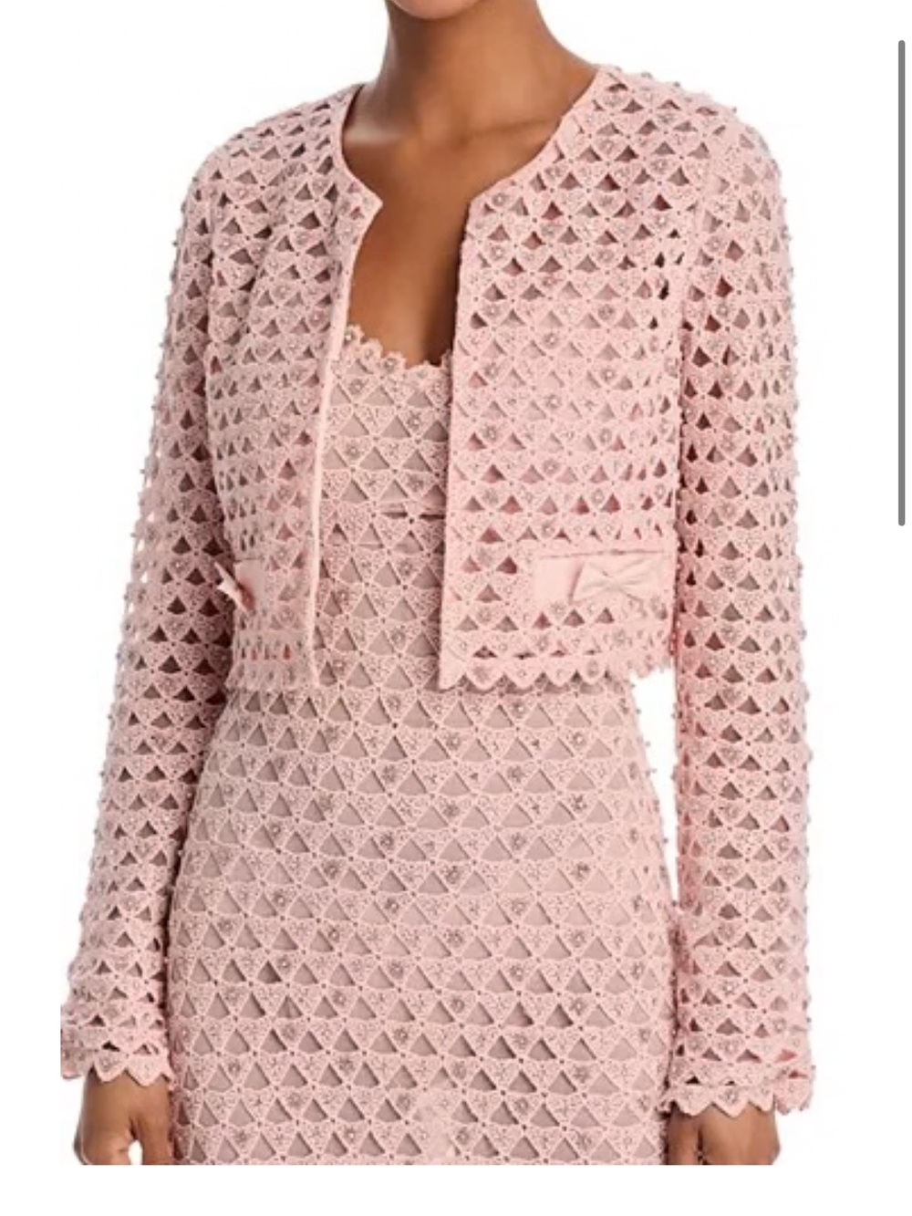 NWT Loveshackfancy Alaya Jacket Pink women’s size 6